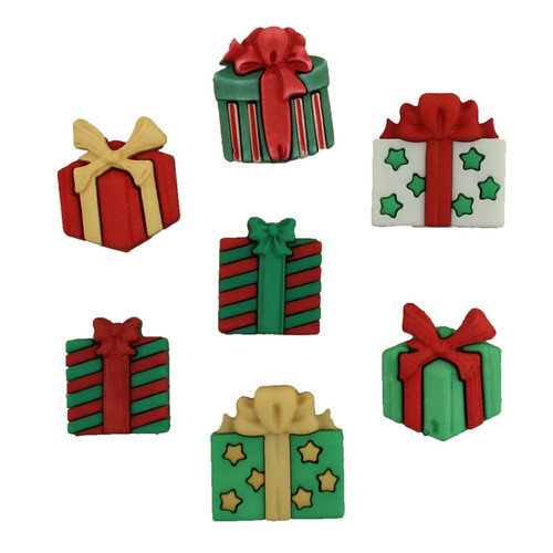 BUTTONS CHRISTMAS JOY BUTTON THEME PACKS PK OF 3 EA