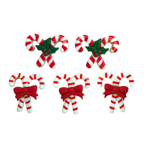 BUTTONS PEPPERMINT PAIRS PK OF 3 EA