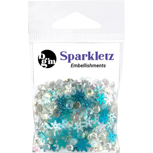 EMBELLISHMENTS ICICLES SPARKLETZ PK OF 3 EA