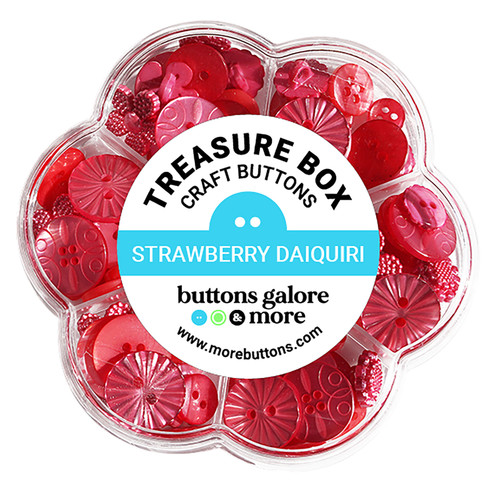 BUTTONS TREASURES STRAWBERRY DAQUIRI