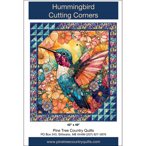 PATTERN HUMMINGBIRD CUTTING CORNERS
