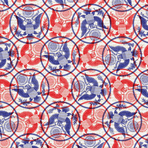 250 YEARS OF AMERICA 370 26885 SATEEN 60"