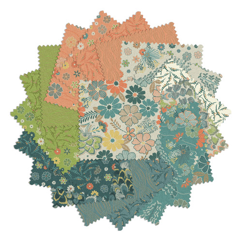 CHARM PK 5" RETRO GARDEN (42) PK OF 12 EA