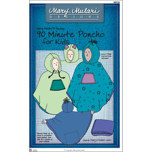 PATTERN 90 MINUTE PONCHO FOR KIDS