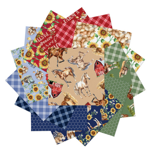 SQUARES 10" GREEN ACRES (42) MIN QTY: 3 EA