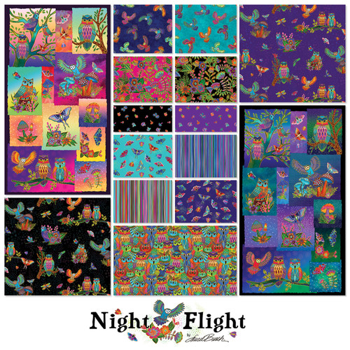 NIGHT FLIGHT D R CASE ASST 15 PCS (10 YDS EA)