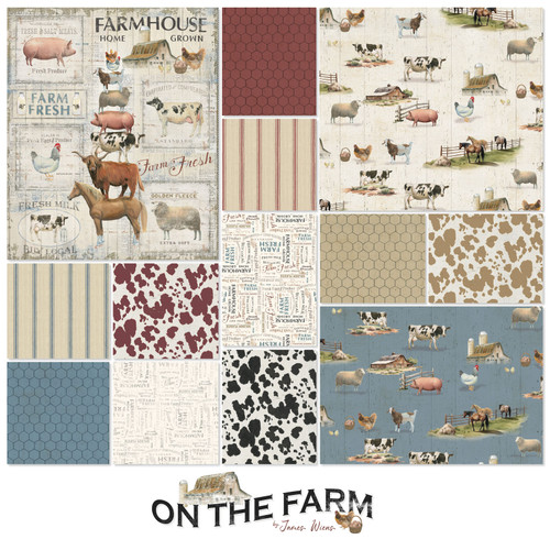 ON THE FARM D R CASE ASST 13 PCS (10 YDS EA)
