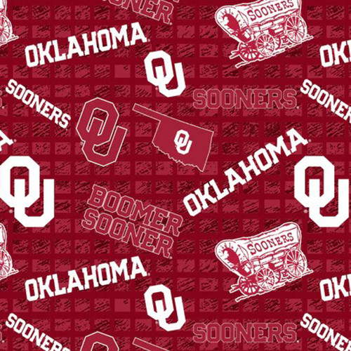 COLLEGE JERSEY KNIT OKLAHOMA 1401 POLY/SPAN 58"