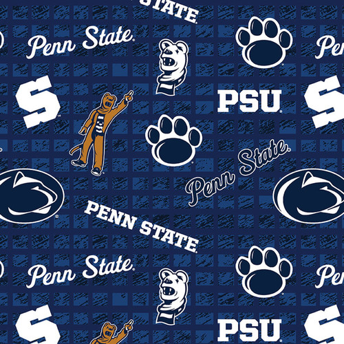 COLLEGE JERSEY KNIT PENN STATE 1401 POLY/SPAN 58"