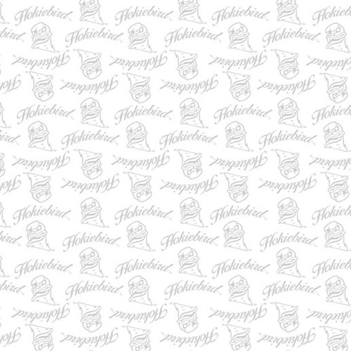 COLLEGE COT PRT VIRGINIA TECH 1393 WHITE DIGITAL