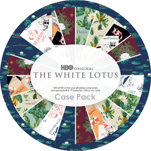 WHITE LOTUS D R CASE ASST 6 PCS (10 YDS EA)