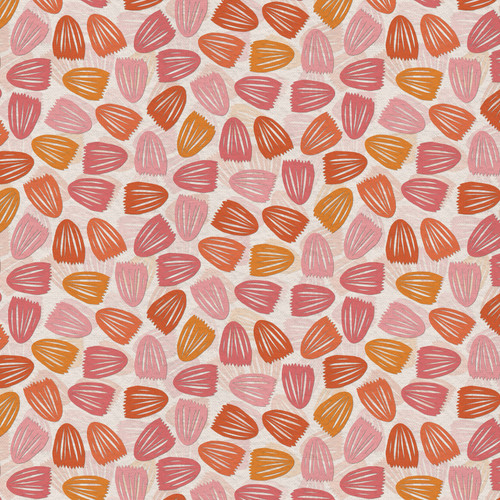 ABSTRACT SHAPES 120 26672 PINK/ORANGE
