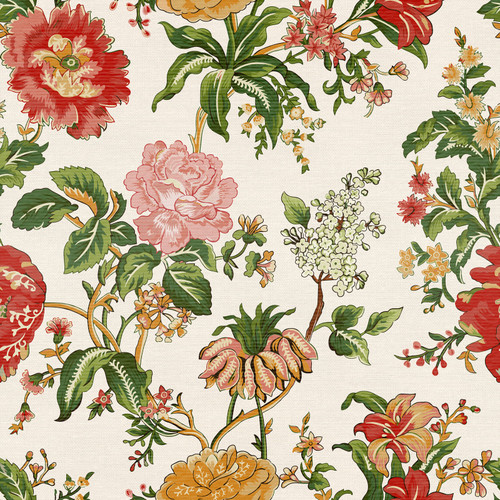 GRANDMA'S WALLPAPER 120 26771 RED/GOLD