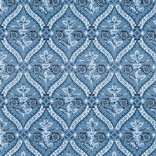 GRANDMA'S WALLPAPER 120 26778 BLUE