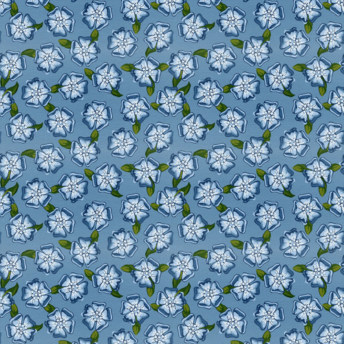 GRANDMA'S WALLPAPER 120 26789 BLUE