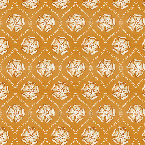 GRANDMA'S WALLPAPER 191P 26782 GOLD SATEEN 118"