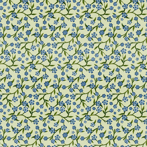 GRANDMA'S WALLPAPER 191P 26796 LT GREEN SATEEN 118"