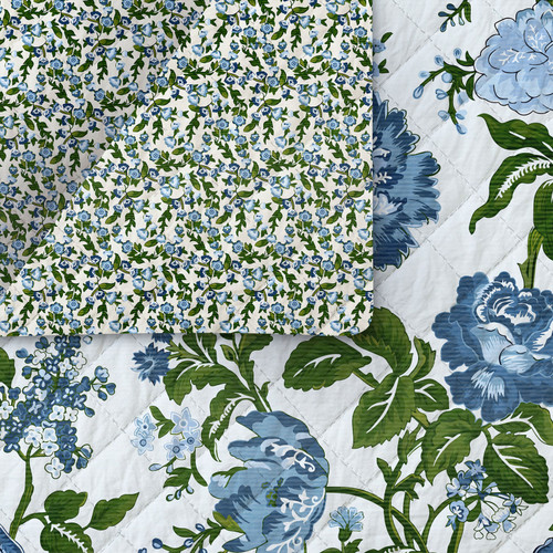 GRANDMA'S WALLPAPER 220 26772 QUILTED PRINT MIN QTY: 30 YD