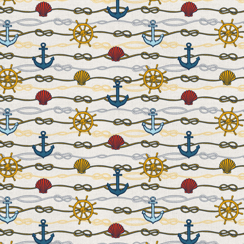 SAILOR'S LIFE FOR ME 340 26636 MULTI SATEEN 45"