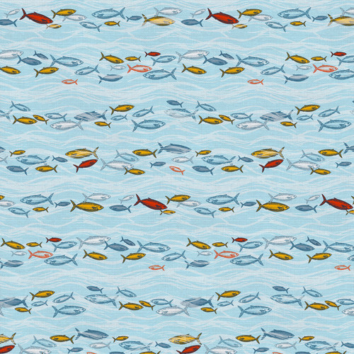 SAILOR'S LIFE FOR ME 340 26639 LT BLUE SATEEN 45"