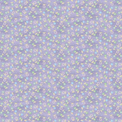 PETITE PETALS III 340 26692 PURPLE/YELLOW SATEEN 45"