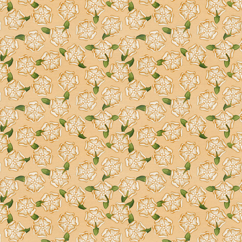 GRANDMA'S WALLPAPER 340 26788 YELLOW SATEEN 45"