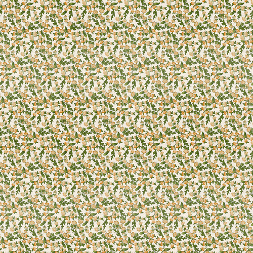 GRANDMA'S WALLPAPER 340 26798 WHITE/RED SATEEN 45"