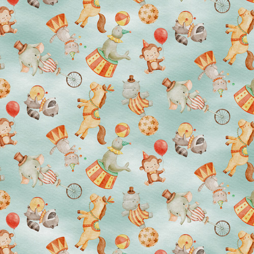BABY CIRCUS 340 26805 LT BLUE SATEEN 45"