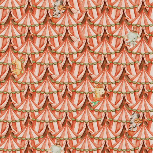 BABY CIRCUS 340 26810 RED SATEEN 45"