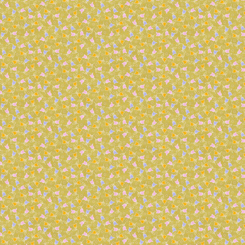 PETITE PETALS III 350 26708 GREEN DBL GAUZE 50"