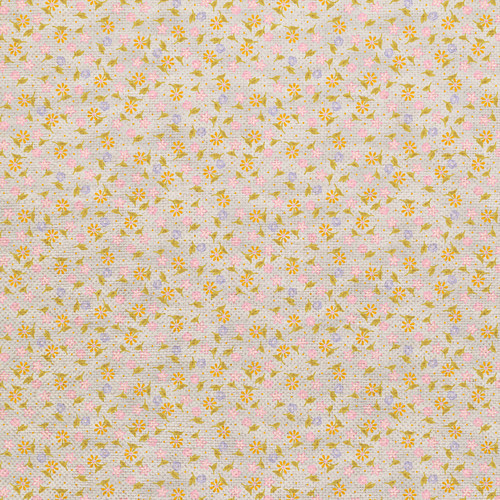 PETITE PETALS III 360 26694 GREEN/BLUE ORG COT CANVAS 58"
