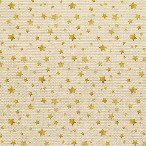 BABY CIRCUS 360 26816 BLUE/GOLD ORG COT CANVAS 58"