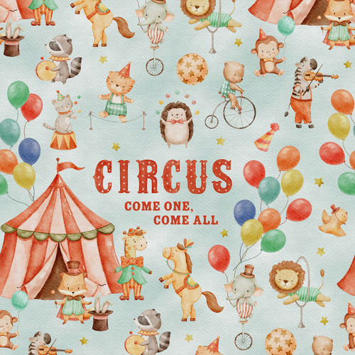 BABY CIRCUS 370 26803 MULTI SATEEN 60"