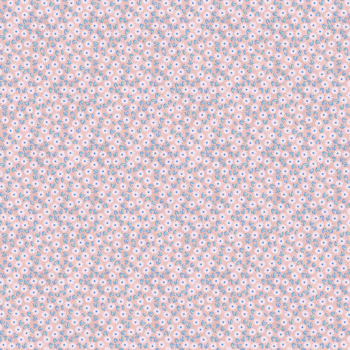 PETITE PETALS III 390 26703 PINK/BLUE RAYON 55/56"