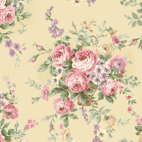 RURU BOUQUET ROSE WREATH RU2530 11D SHIRTING