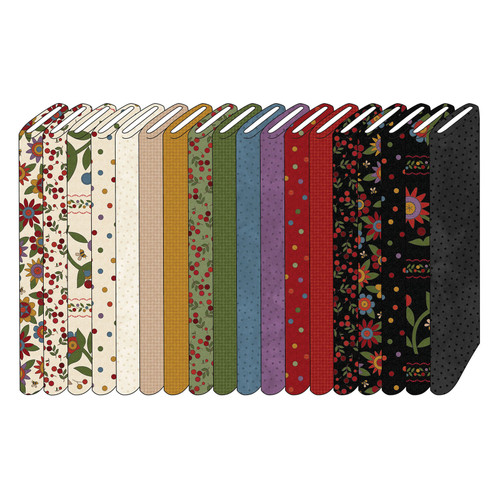 PENNY FLOWER FLANNEL D R CASE ASST 18 PCS (10 YDS EA)