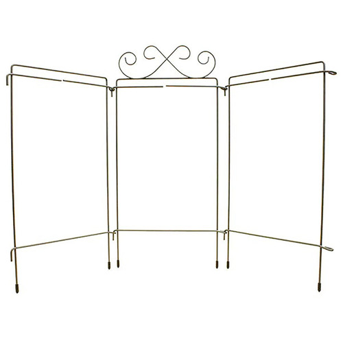 TRI-STAND 6"x 12" SCROLL GREY