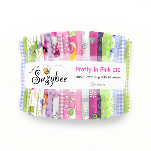 STRIPS PRETTY IN PINK III (40) PK OF 8 EA