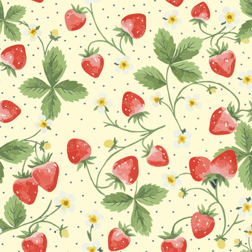 STRAWBERRY WITH CREAM C28080 3EL ECO-LAMINATED
