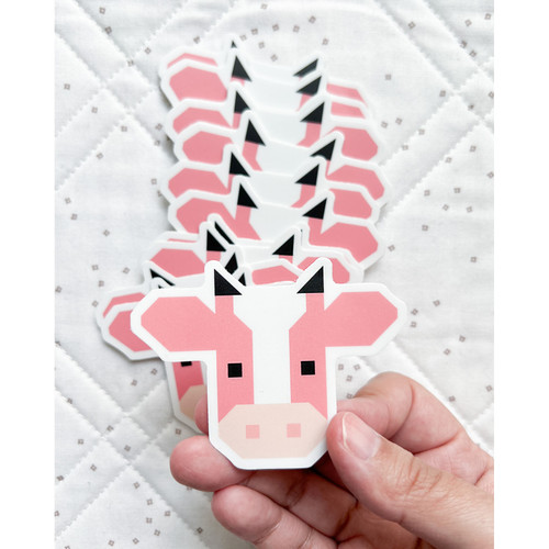 STICKER ANNABELLE PINK PK OF 6 EA