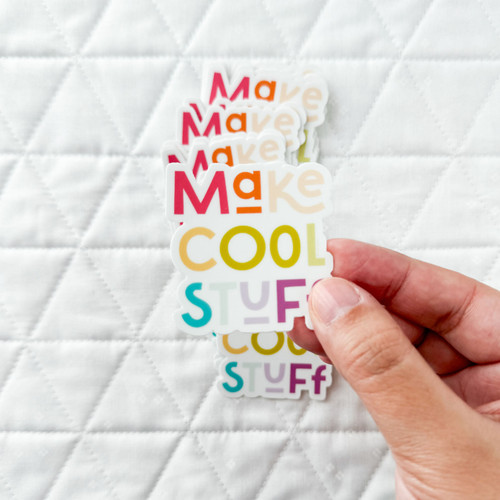STICKER MAKE COOL STUFF PK OF 6 EA