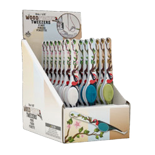 DISP TWEEZER WOODPECKER 4.75" BOX OF 24 EA