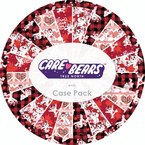 CARE BEARS TRUE NORTH D R CASE ASST 4 PCS (10 YDS EA)