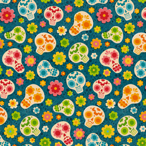 FIESTA DE COLORES 390 27116 DK BLUE RAYON 55/56"