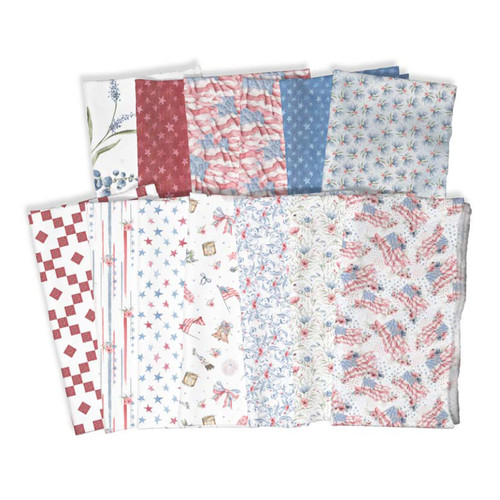 PRETTY PATRIOT D R CASE ASST 12 PCS (10 YDS EA)