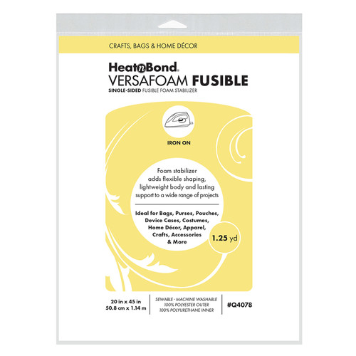VERSAFOAM SIN FUSIBLE 20"x1.25yd PK OF 3 EA