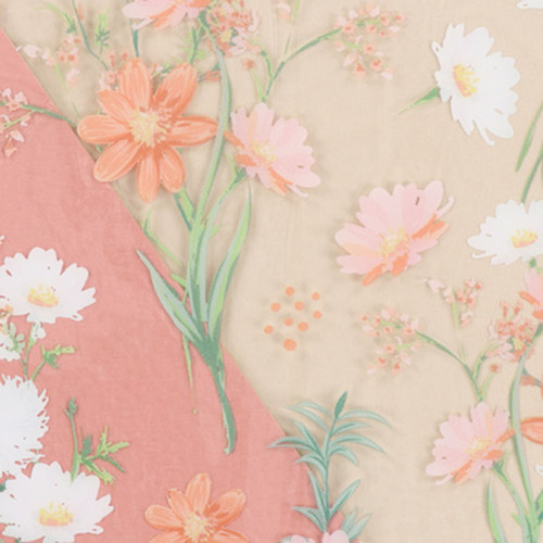 EMBROID VINYL PINK PETAL MIX