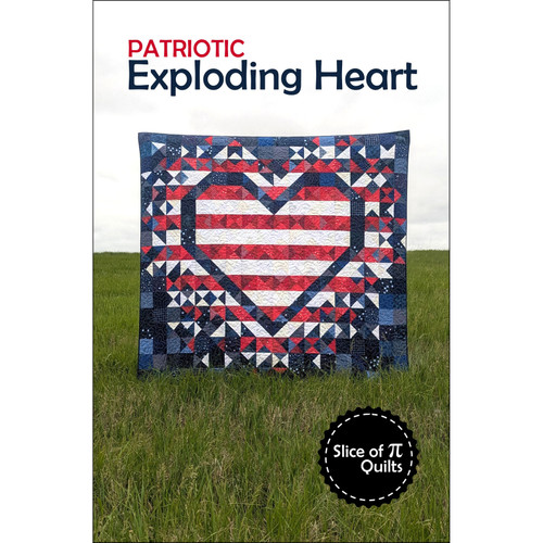 PATTERN PATRIOTIC EXPLODING HEART