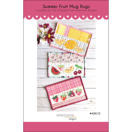 PATTERN SUMMER FRUIT MUG RUGS