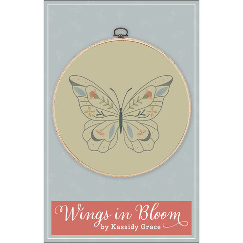 STITCH CARD WINGS IN BLOOM